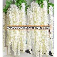 factory direct artificial flowers white artificial wisteria flowers wisteria silk flowers for wedding&home decoration