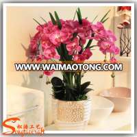 Cheap artificial phalaenopsis orchid flowers for decoration