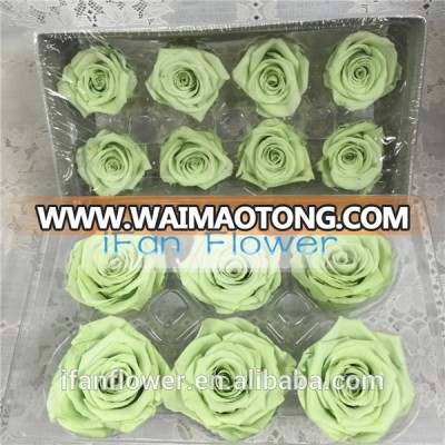 DIY best selling christmas items real preserved rose head flowers bouquet